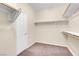 Spacious walk-in closet with ample shelving and hanging space at 866 La Sconsa Dr, Las Vegas, NV 89138