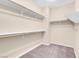 Large walk-in closet featuring custom shelving and hanging rods at 866 La Sconsa Dr, Las Vegas, NV 89138