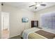 Bright bedroom with a queen-size bed and lots of natural light at 8737 Red Brook Dr # 103, Las Vegas, NV 89128