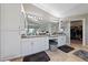 Elegant bathroom with double sinks, a large mirror, and plenty of cabinet space at 8904 Saint Pierre Dr, Las Vegas, NV 89134