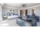 Spacious main bedroom with sitting area, walk-in closet, and en-suite bathroom at 8 Rue Mediterra Dr, Henderson, NV 89011