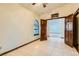 Bedroom with wood doors leading to another room at 3189 Lipton Ct, Las Vegas, NV 89121