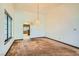 Dining room with a chandelier and views into the kitchen at 3189 Lipton Ct, Las Vegas, NV 89121