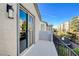Balcony with sliding door access and a view of the backyard at 3164 Rowan Brook Ave, Henderson, NV 89052