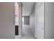 Hallway with carpet, door to bedroom and bath at 3164 Rowan Brook Ave, Henderson, NV 89052