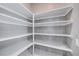 Spacious pantry with ample shelving for storage at 3164 Rowan Brook Ave, Henderson, NV 89052
