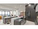 Spacious kitchen featuring double island, sleek cabinetry, and state-of-the-art appliances at 1487 Reims Dr, Henderson, NV 89012