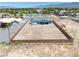 Aerial view of house showing a large fenced backyard, ideal for outdoor activities at 1691 Blackhorn St, Pahrump, NV 89048