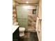 Bathroom with shower, toilet and double vanity at 4951 Schumann Dr, Las Vegas, NV 89146