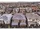 Aerial view of luxury homes in a gated community at 11712 Emerald Lake Ave, Las Vegas, NV 89138