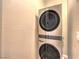 Convenient laundry room with stackable washer and dryer at 11712 Emerald Lake Ave, Las Vegas, NV 89138