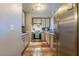 Kitchen with stainless steel appliances and tile floor at 2302 El Molino Cir, Las Vegas, NV 89108