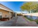 Large backyard with hot tub and spacious patio at 445 Wright Way, Henderson, NV 89015