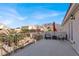 Balcony with mountain views, seating, and railing at 6192 Rocky Top Ave, Las Vegas, NV 89110