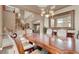 Formal dining room with large mirror at 6192 Rocky Top Ave, Las Vegas, NV 89110