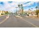 Gated community entrance with palm trees and well manicured landscaping at 3550 Bay Sands Dr # 2044, Laughlin, NV 89029