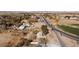 Overhead view showing the property's proximity to roads, fields, and local amenities at 2925 Rice St, Logandale, NV 89021