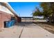 Long driveway leads to the brick home, offering ample parking at 2925 Rice St, Logandale, NV 89021