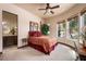 Spacious bedroom with a comfortable bed and ample natural light at 1004 Crest View Dr, Mesquite, NV 89027