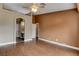 View of a spacious main bedroom leading into an ensuite bathroom at 5217 Yellow Dawn Ct, Las Vegas, NV 89130