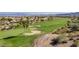 Aerial view of the community and golf course at 4414 Regalo Bello St, Las Vegas, NV 89135