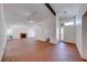 Bright living room with terra cotta tile floors, and fireplace at 5255 Dickens Dr # 0, Las Vegas, NV 89119