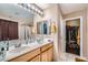 Double vanity bathroom with shower and walk-in closet at 9790 Overlook Ridge Ave, Las Vegas, NV 89148