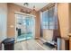 Bright dining area with sliding door to backyard at 9790 Overlook Ridge Ave, Las Vegas, NV 89148