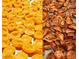 Close-up showing halves of fresh apricots, and halves of dried apricots at 3013 Sungold Dr, Las Vegas, NV 89134