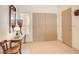 Inviting entryway with tiled floors and a classic wooden table and chair set at 3013 Sungold Dr, Las Vegas, NV 89134