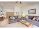 Spacious living room with plush sofas, tile flooring, and natural light at 3013 Sungold Dr, Las Vegas, NV 89134