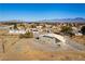 Aerial view of property showcasing expansive desert views at 3490 S Adobe Ct, Pahrump, NV 89048