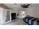 Spacious bedroom with TV and ample closet space at 3490 S Adobe Ct, Pahrump, NV 89048