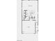 First-floor floor plan featuring kitchen, great room, garage, and porch at 7116 Parkallen Ave, Las Vegas, NV 89113
