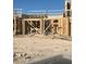 New home construction framing, from a different angle at 2119 Tricase St, Henderson, NV 89044
