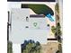 Overhead view of home and backyard pool needing maintenance at 1552 Dorothy Ave, Las Vegas, NV 89119