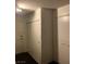 A view of a hallway with a closet and door at 1552 Dorothy Ave, Las Vegas, NV 89119