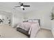 Bright bedroom with a comfortable bed and plenty of closet space at 2628 Starfish Ct, Las Vegas, NV 89128