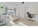 Charming bedroom with a desk, chair, and crib at 2628 Starfish Ct, Las Vegas, NV 89128