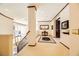 Elegant upper hallway with high ceilings and a view to the lower level at 373 Via Sonador, Henderson, NV 89012