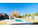 Relaxing backyard with a refreshing pool at 3690 S Rosecrest Cir, Las Vegas, NV 89121