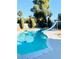 Inviting swimming pool with slide at 3690 S Rosecrest Cir, Las Vegas, NV 89121