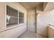 Private condo entry with door and windows at 354 Sunward Dr # 354, Henderson, NV 89014