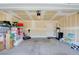 Attached garage with ample space for storage and vehicles at 5029 Bloodhound St, Las Vegas, NV 89122