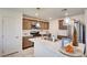 Modern kitchen with stainless steel appliances and an island at 5029 Bloodhound St, Las Vegas, NV 89122