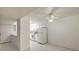 Bright dining area with tile floors and ceiling fan at 2725 S Nellis Blvd # 1096, Las Vegas, NV 89121