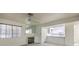 Living room with fireplace, kitchen peek and carpet flooring at 2725 S Nellis Blvd # 1096, Las Vegas, NV 89121