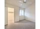 Spacious bedroom with ceiling fan and closet at 2725 S Nellis Blvd # 2096, Las Vegas, NV 89121
