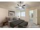 Virtually staged bedroom with large closet and window at 2725 S Nellis Blvd # 2096, Las Vegas, NV 89121