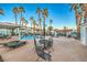 Community pool with patio furniture and a spa at 2725 S Nellis Blvd # 2096, Las Vegas, NV 89121